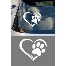 Pati Oto Sticker - Kalpli Pati Araba Sticker - Motor Sticker 15x13cm