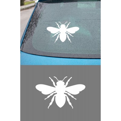 Arı Sticker - Sevimli Arı Oto Sticker - Araç Sticker Aksesuar 15x10cm