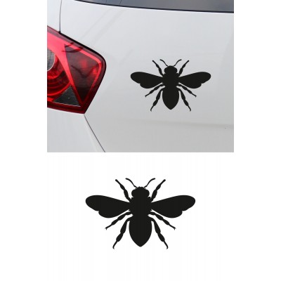 Arı Sticker - Sevimli Arı Oto Sticker - Araç Sticker Aksesuar 15x10cm