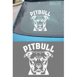 Pitbull Sticker - Pitbull Köpek Araba Sticker - Oto Sticker 15x15cm