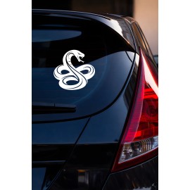 Yılan Oto Sticker – Cobra Araba Sticker - Araç Cam Kaput Sticker 15x14cm