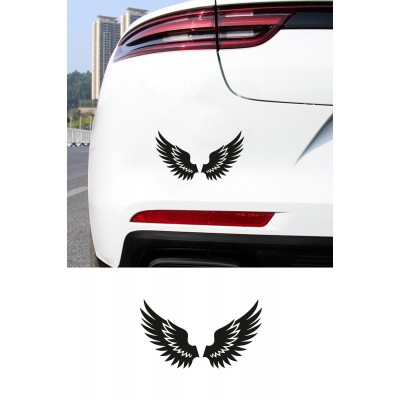 Melek Kanatları Oto Sticker - Estetik Kanat Araba Sticker Çıkartma 15x8cm