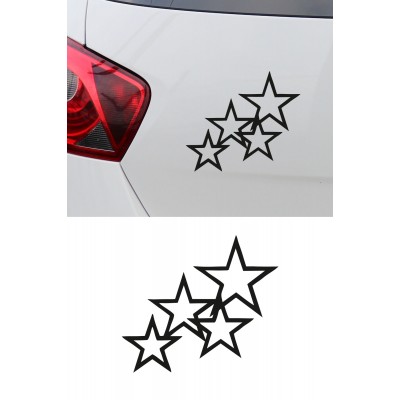 Yıldız Sticker – Araba Cam Kaput Motor Dekoratif Yıldız Sticker 15x13cm