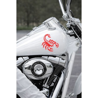 Akrep Oto Sticker – Detaylı Akrep Figürlü Araba Cam Kaput Motor Sticker 15x15cm