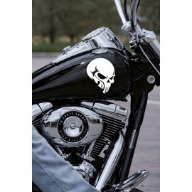 Agresif Kurukafa Oto Sticker - Motor Sticker - Havalı Araba Sticker 12x15cm