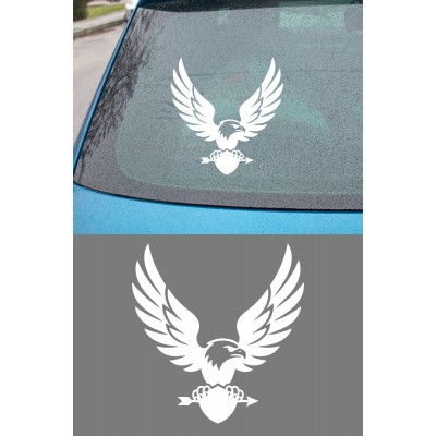 Kartal Amblem Oto Sticker – Araba Oto Motor Dekoratif Sticker 14x15cm