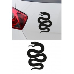 Kobra Yılan Sticker Araç Cam Sticker Oto Aksesuar - Motor Araba Sticker 10x15cm