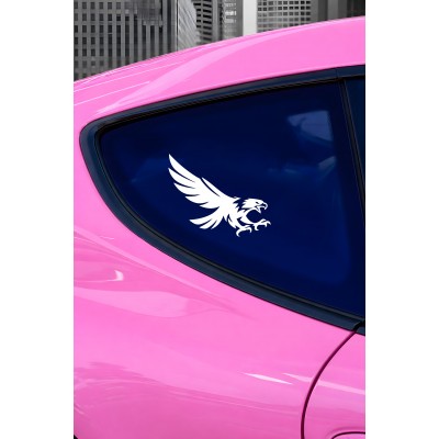 Yırtıcı Kartal Sticker Araç Cam Sticker - Kartal Oto Sticker 15x12cm