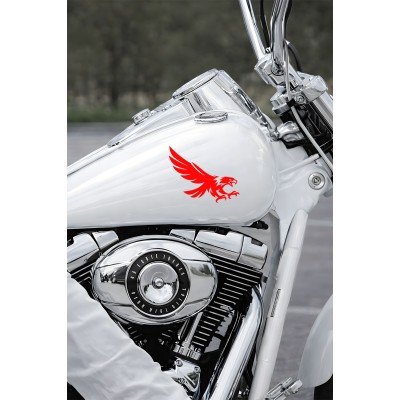 Yırtıcı Kartal Sticker Araç Cam Sticker - Kartal Oto Sticker 15x12cm