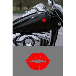 Öpücük Sticker - Dudak Sticker - Araba Motor Plaka Sticker 4,5x3cm