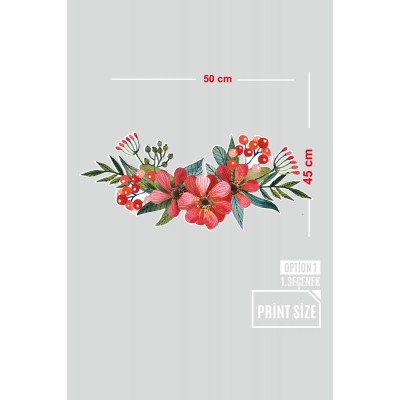 İlhabahar Yaz Trendleri Ve Çiçekleri Mağaza Vitrin Cam Stickerı