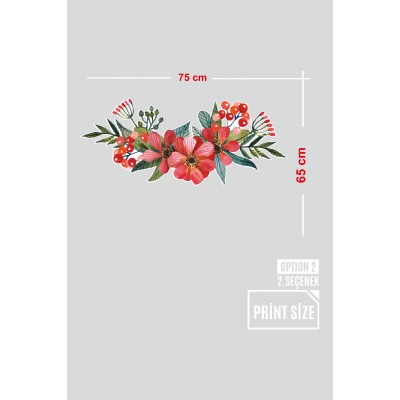 İlhabahar Yaz Trendleri Ve Çiçekleri Mağaza Vitrin Cam Stickerı