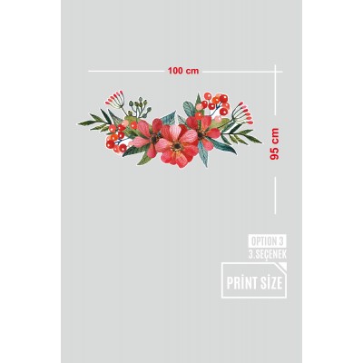 İlhabahar Yaz Trendleri Ve Çiçekleri Mağaza Vitrin Cam Stickerı