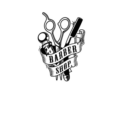 Saç kesimi tıraş berber dükkanı araçları erkekler saç duvar çıkartmaları vinil duvar çıkartması tıraş hizmet adam saç kesimi berber çıkartmalar