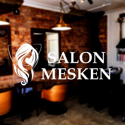 Berberlere ve Kuaförlere Özel Firma Salon Mesken Cam Vitrin Stickerı Yapıştırma