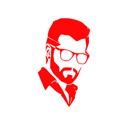 Kişiye Berberlere Özel Erkek Silüeti Sticker Yapıştırma