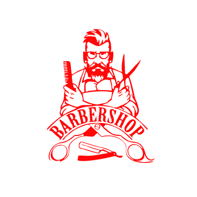 Kişiye Berberlere Özel Usta Berber Sticker Yapıştırma
