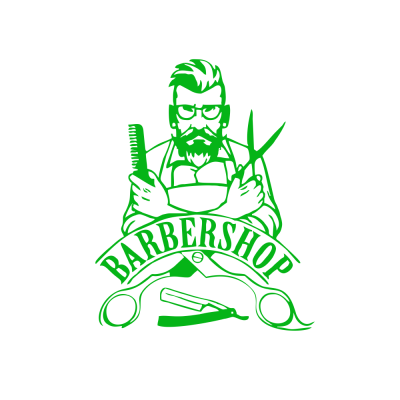 Kişiye Berberlere Özel Usta Berber Sticker Yapıştırma
