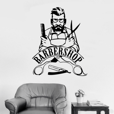 Kişiye Berberlere Özel Usta Berber Sticker Yapıştırma