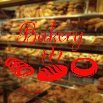 Fırın Ve Pastanelere Özel Fırından Yeni Çıkmış Ekmekler Sticker Yapıştırma