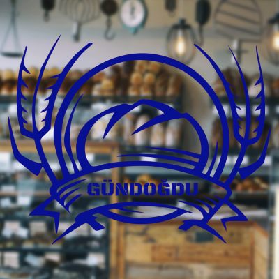 Fırın Ve Pastanelere Özel Firma Gündoğdu Sticker Yapıştırma