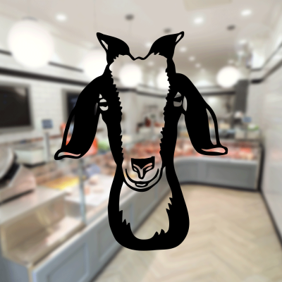 Kasap Ve Steak Houselara Özel Firma Küçük Oğlak Sticker Yapıştırma