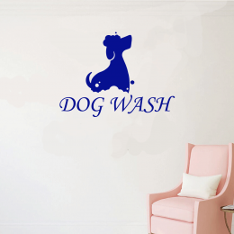  Petshop Ve Veterinerlere Özel Dog Wash Sticker Yapıştırma