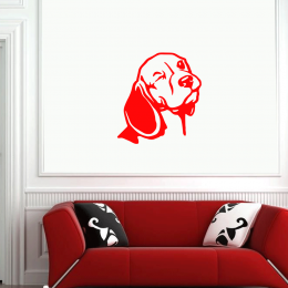  Petshop Ve Veterinerlere Özel Göz Kırpan Köpek Sticker Yapıştırma