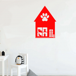  Petshop Ve Veterinerlere Özel Pets House Sticker Yapıştırma
