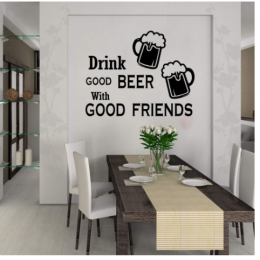 Good Beer Drink & Good Friends  Duvar Stickerı