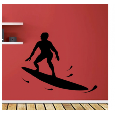 Su Kayağı  Yazısı Spor Salonu Duvar Stickerı