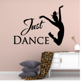 Just Dance Yazısı Spor Salonu Duvar Stickerı