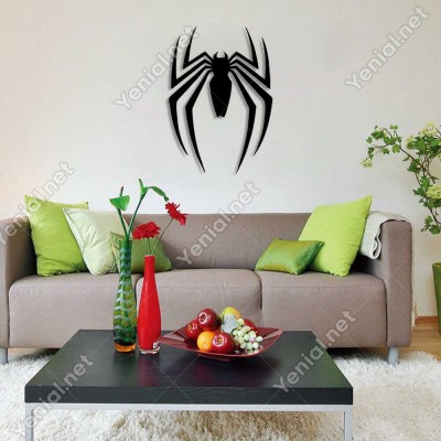 Spider Örümcek Duvar Oda Ev Aksesuarı Ahşap Tablo 35x50cm