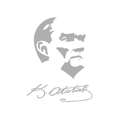 Kişiye Tekneye Yatlara Özel Atatürk Ve İmzası Logo Yazısı Sticker Yapıştırma 