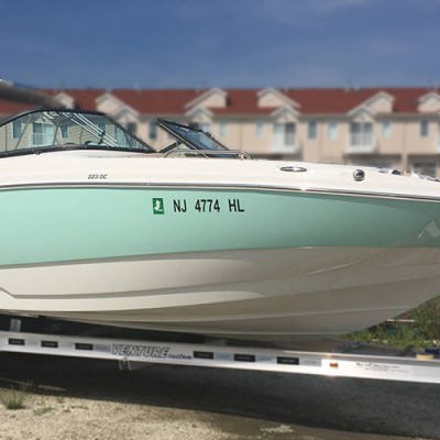 Kişiye ve Tekneye Özel Serial Number  Yazısı İsim Sticker 