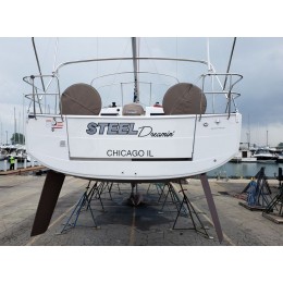 Kişiye ve Tekneye Özel Steel Dreamin  Yazısı İsim Sticker 