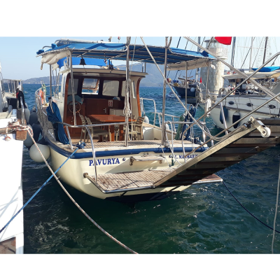 Tekneye Yat'a Özel Pavurya Çalışması Sticker Yapıştırma 