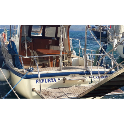 Tekneye Yat'a Özel Pavurya Çalışması Sticker Yapıştırma 