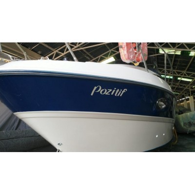 Kişiye ve Tekneye Boatlara Özel /Pozitif L.Çeşme  / İsim tekne stickerı