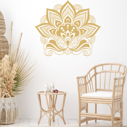 Mandala Lotus Duvar Stickerı