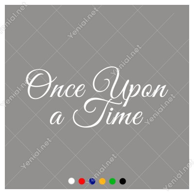 One Upon A Time Duvar Aksesuarı Duvar Stickerı 60x25cm