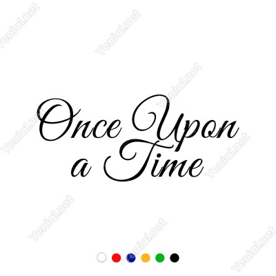 One Upon A Time Duvar Aksesuarı Duvar Stickerı 60x25cm