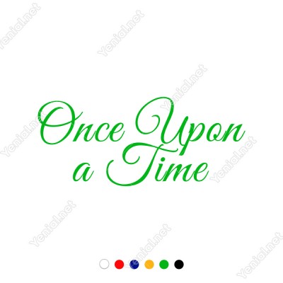 One Upon A Time Duvar Aksesuarı Duvar Stickerı 60x25cm