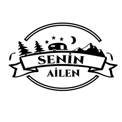 Kişiye Aileye Özel Karavan Stickerı - Karavan Araç Sticker Yapıştırma