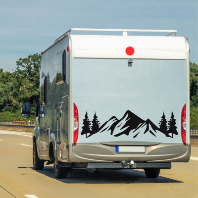 Dağ Karavan- Araç Sticker Yapıştırma