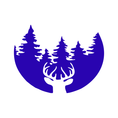 Kişiye Karavana Özel Dağ Ve Geyik Silüeti Sticker Yapıştırma 