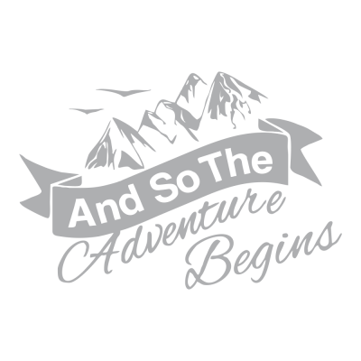 Kişiye Karavana Özel And So The Adventure Begins Sticker Yapıştırma İki Adet