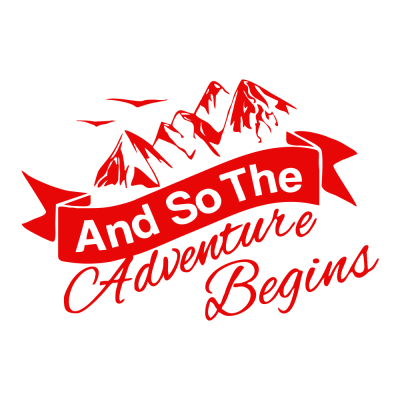 Kişiye Karavana Özel And So The Adventure Begins Sticker Yapıştırma İki Adet