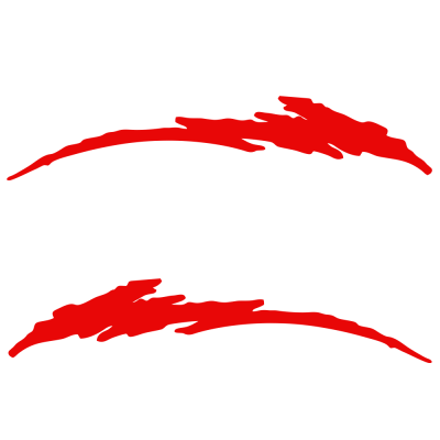 Kişiye Karavana Özel Efekli Dalga Sticker Yapıştırma 150x65