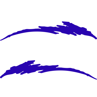 Kişiye Karavana Özel Efekli Dalga Sticker Yapıştırma 150x65